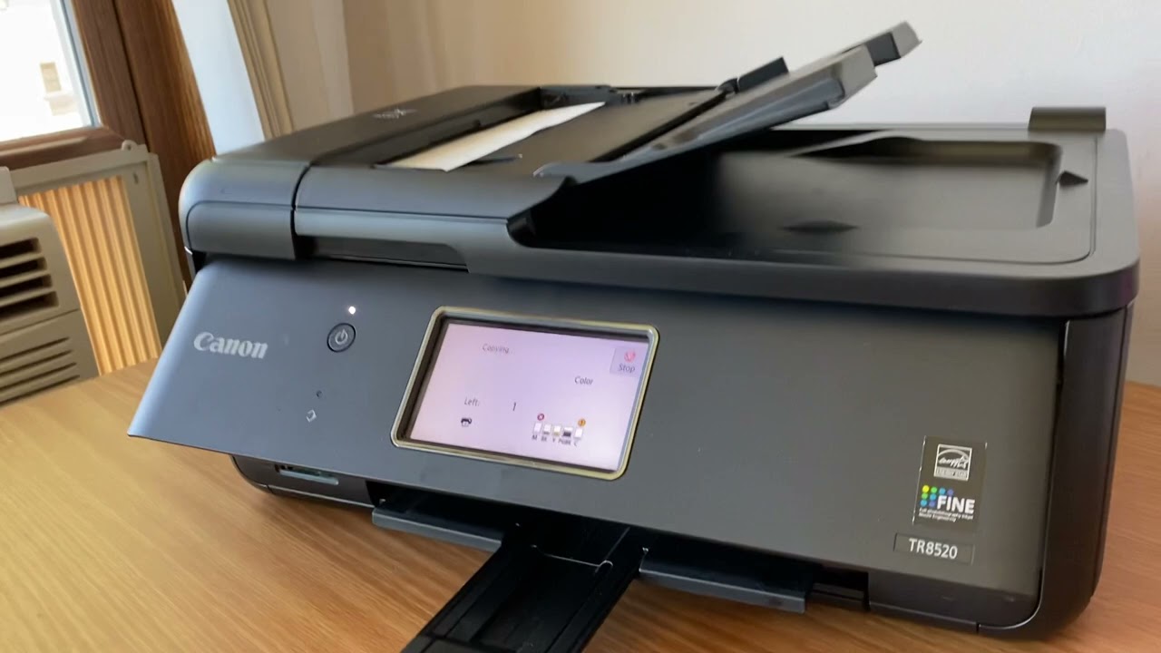 Canon Pixma TR8520 All-In-One Printer Injekt Color Printer 1529 Pgs  New Ink Set