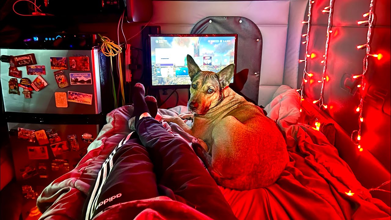 Truck Camping at The Worlds Largest Truck Stop! (Trucking Vlog)