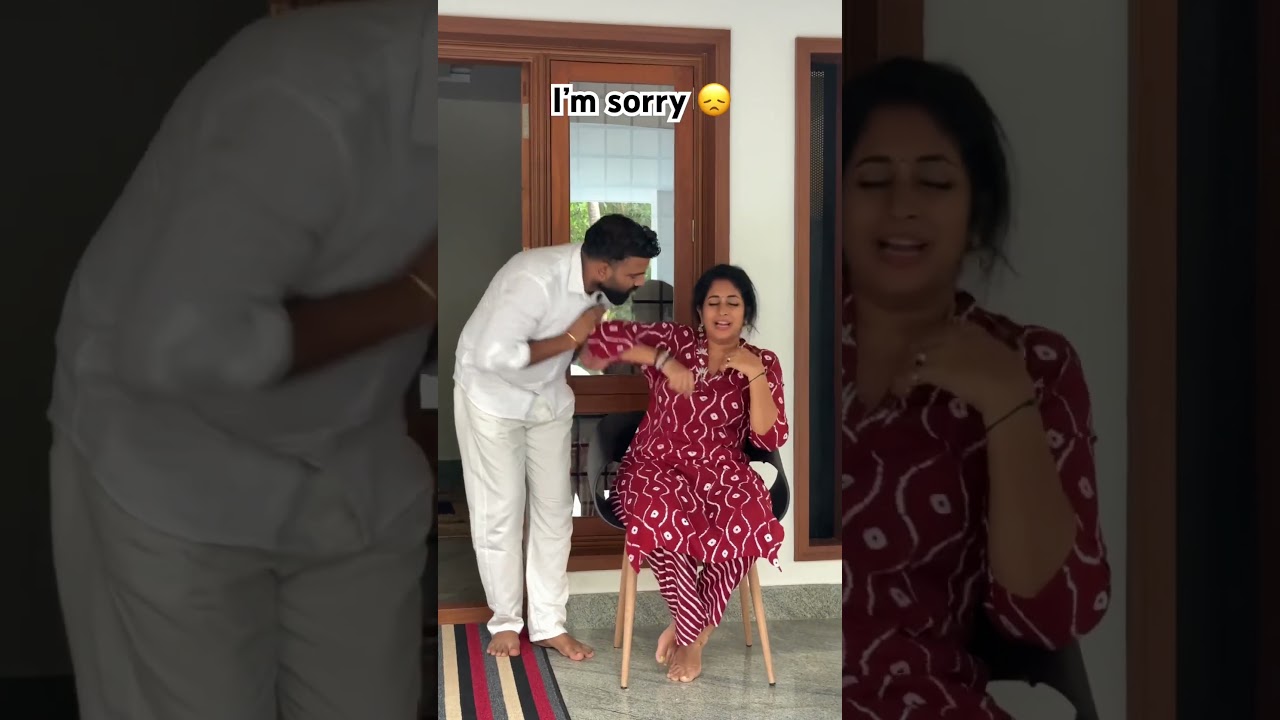 Wife v/s Husband 😳😳#youtubeshorts #mallucouple