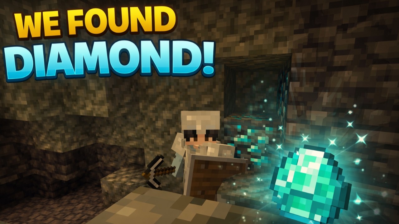 DIAMONDS | Minecraft Hardcore | Day 12