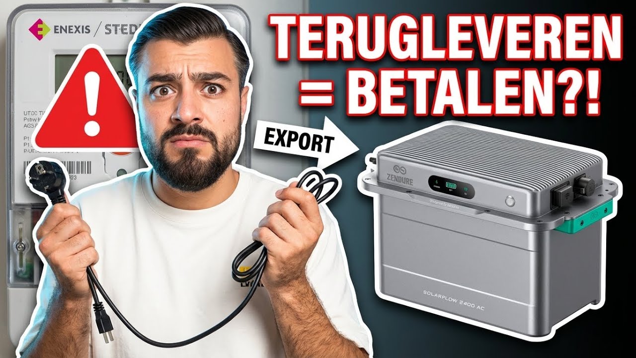 Zendure SolarFlow 2400 AC: Plug-and-Play Thuisbatterij Review NL (Terugleveren = Betalen?!)