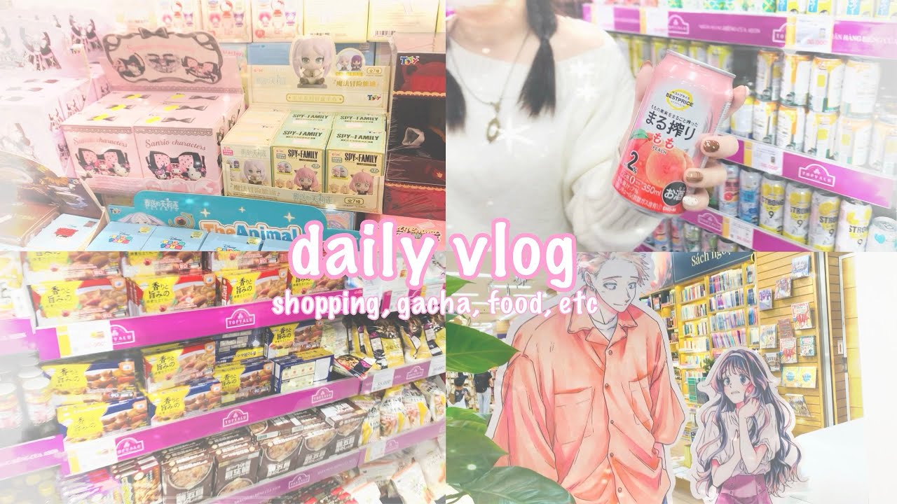 🎀daily vlog: shopping, gacha, food, etc ..