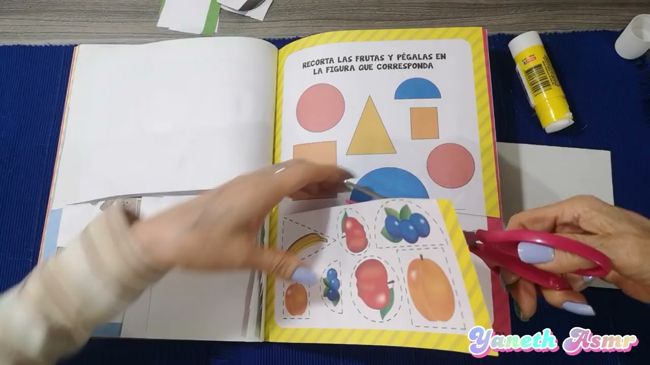 Asmr en español/Sonido de papel y tijeras, Asmr cutting paper, parte 7