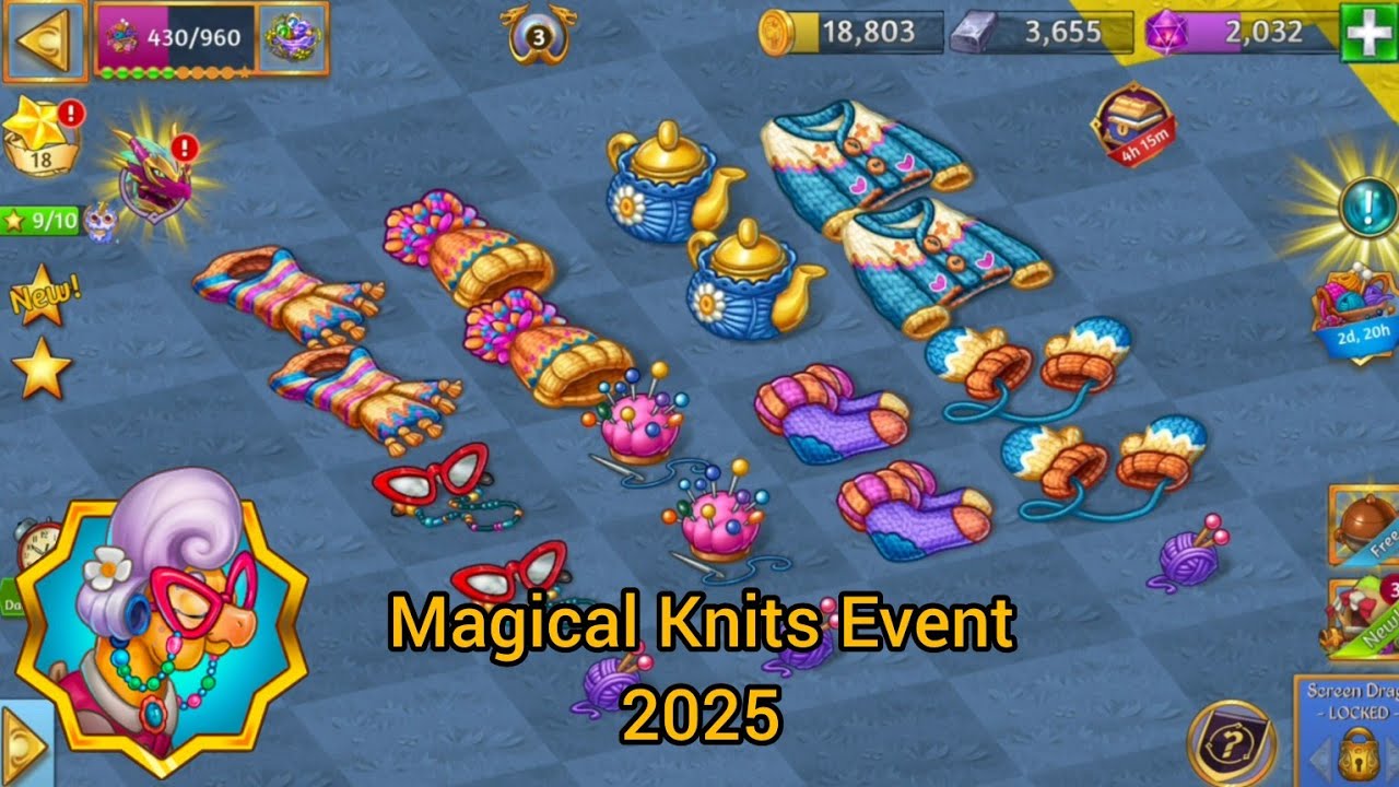 Merge Dragons - Magical Knits Event Mystic Cloud Keys January 2025