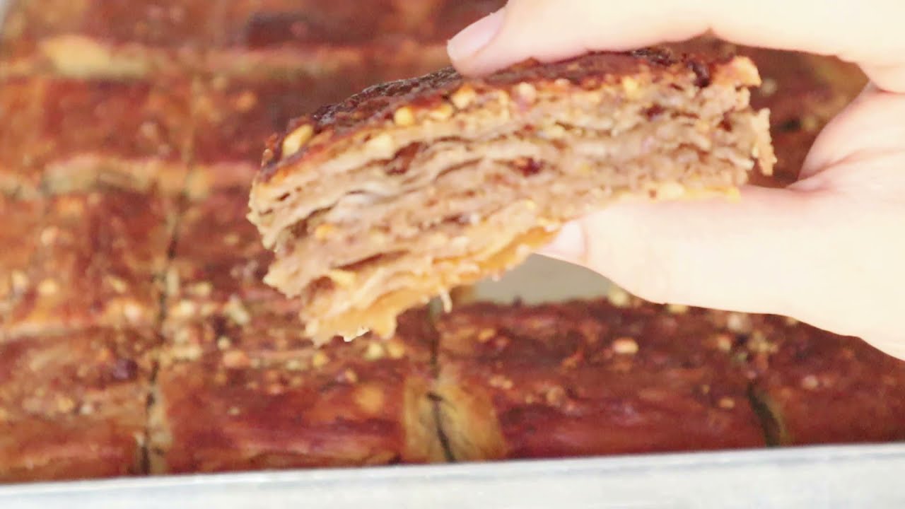 TEK TEK AÇMAK YOK KAT KAT CEVİZLİ ÇÖREK TARİFİ