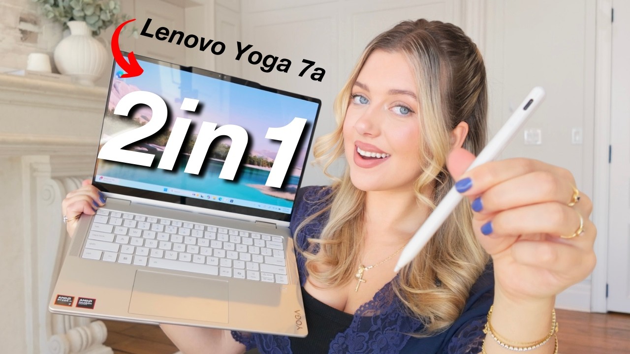Этот ноутбук превращается в планшет?! Lenovo Yoga 7a 2-в-1