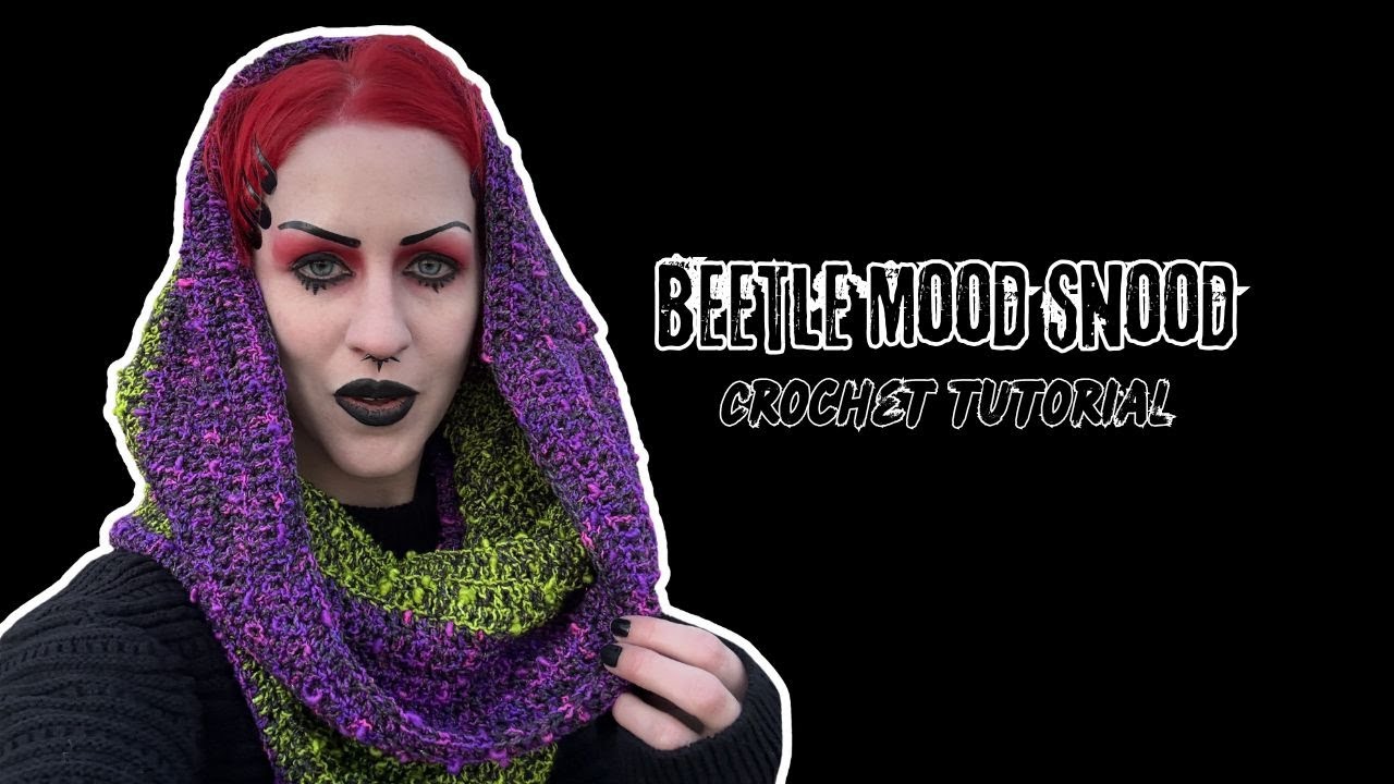 Beetle Mood Snood Crochet Tutorial