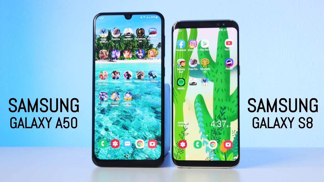 Samsung Galaxy A50 vs Samsung Galaxy S8 | Speed Test | ¿cuál es más rápido?