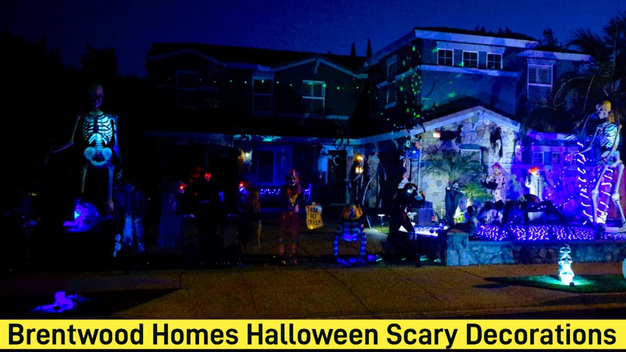 Brentwood Homes Scary Halloween Decorations 2023|Halloween Decorations Monster 💀 Home Decorations