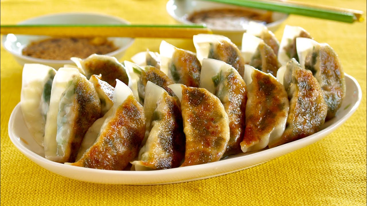 Chive Dumplings (My Mom's BEST Gyoza Recipe) | OCHIKERON | Create Eat Happy :)