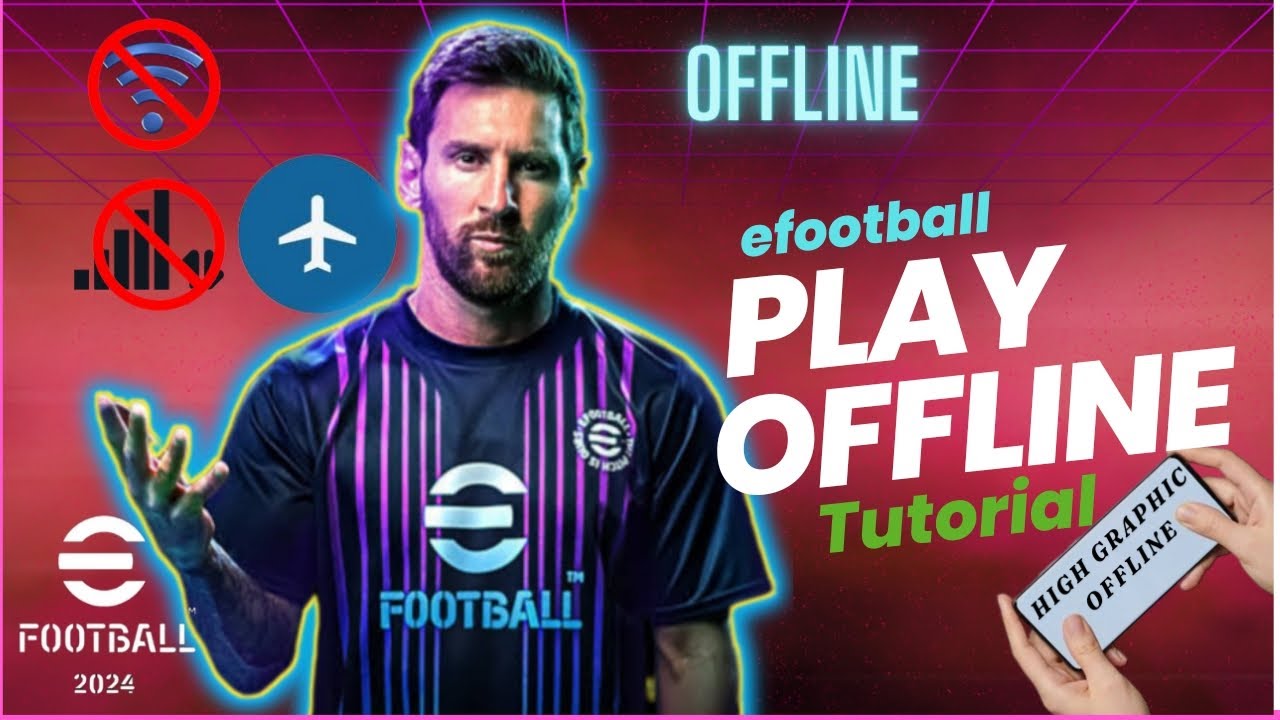 how to play offline match in efootball mobile | efootball pes 2024 mobile offline |  😎without WiFi!