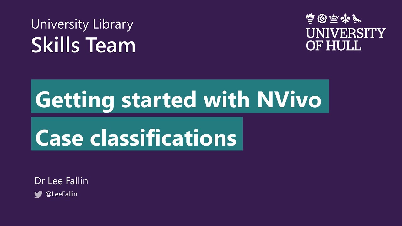 07 Классификации случаев [NVivo Release 1]