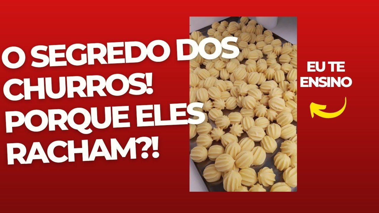 O segredo do churros recheado! Porque eles racham?! #dicas