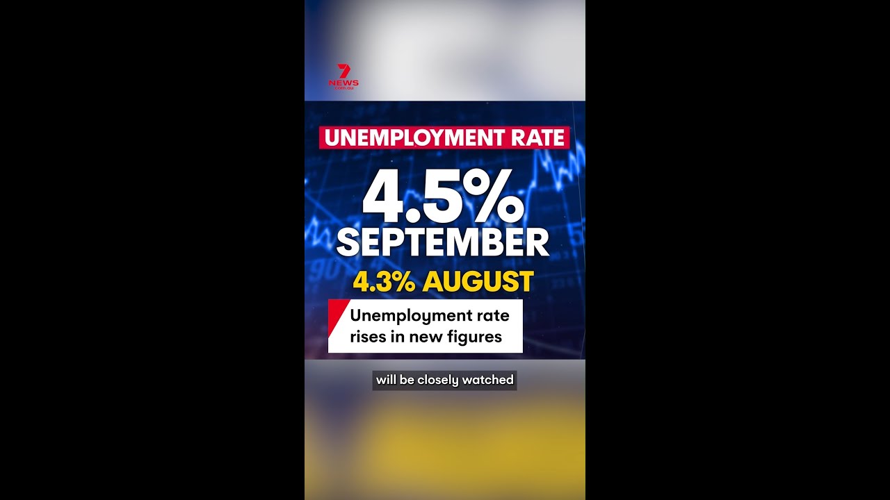 Unemployment rate rises to 4.5% in new figures