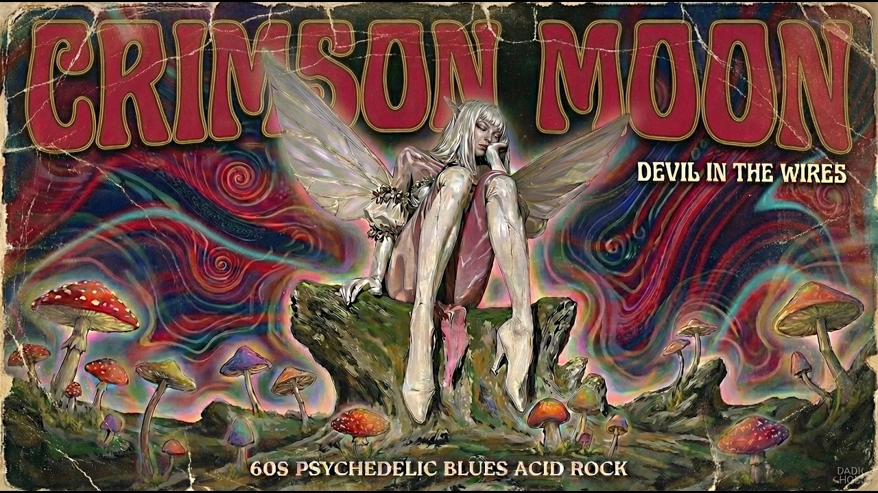 CRIMSON MOON - Devil in the Wires [FULL ALBUM] (Psyc Blues Acid Rock)