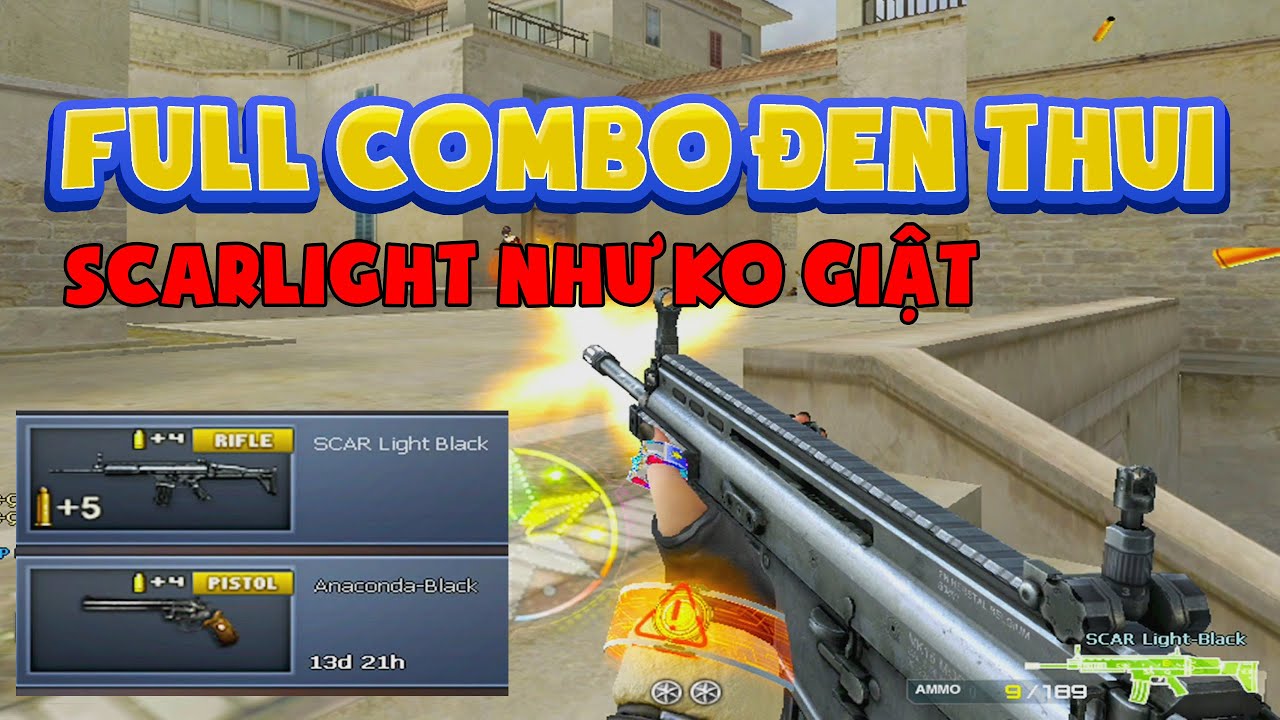 ► Bình luận Đột Kích - Full Combo đen thui - khẩu Scarlight như không giật ...
