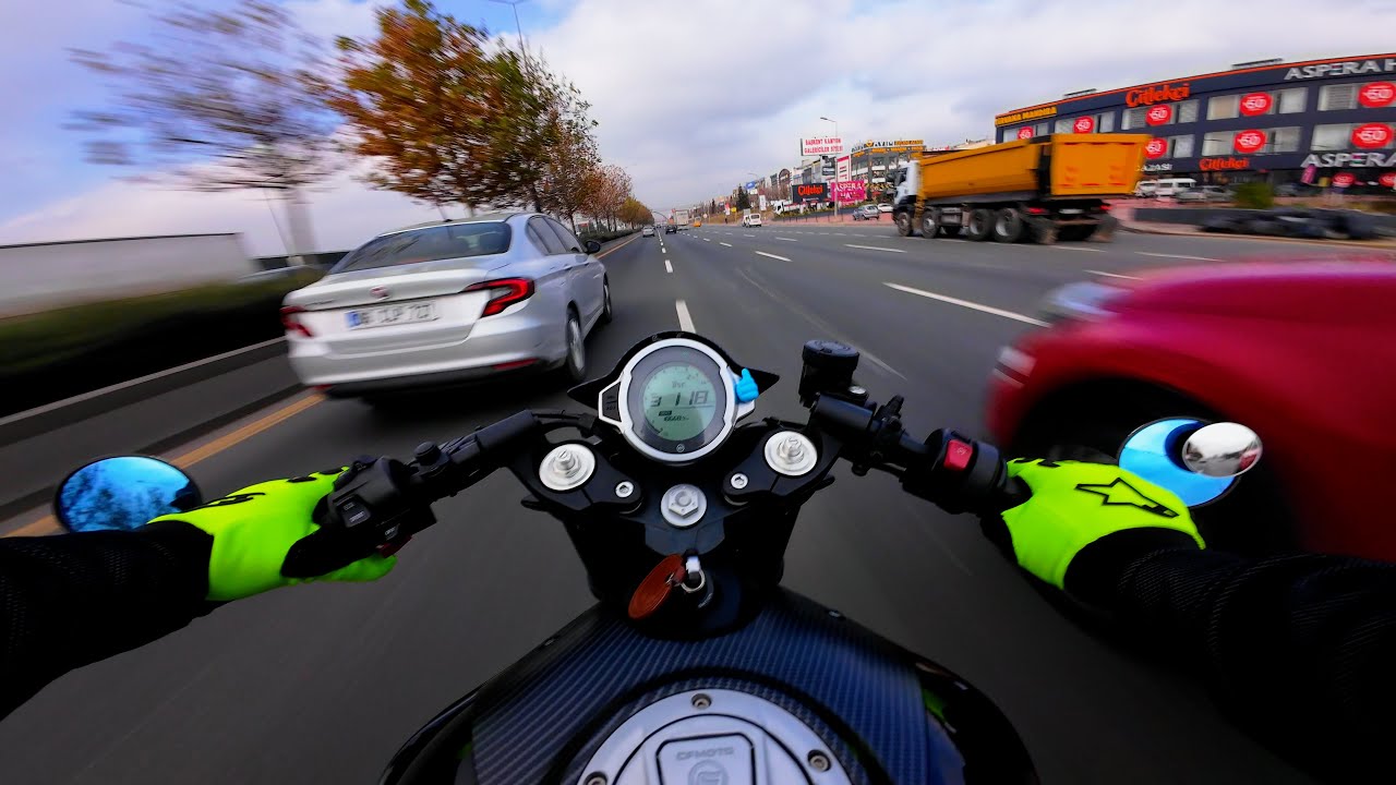 CFMOTO 700CL-X Sport - Akrapovič Slip-On Exhaust - Ride in Traffic