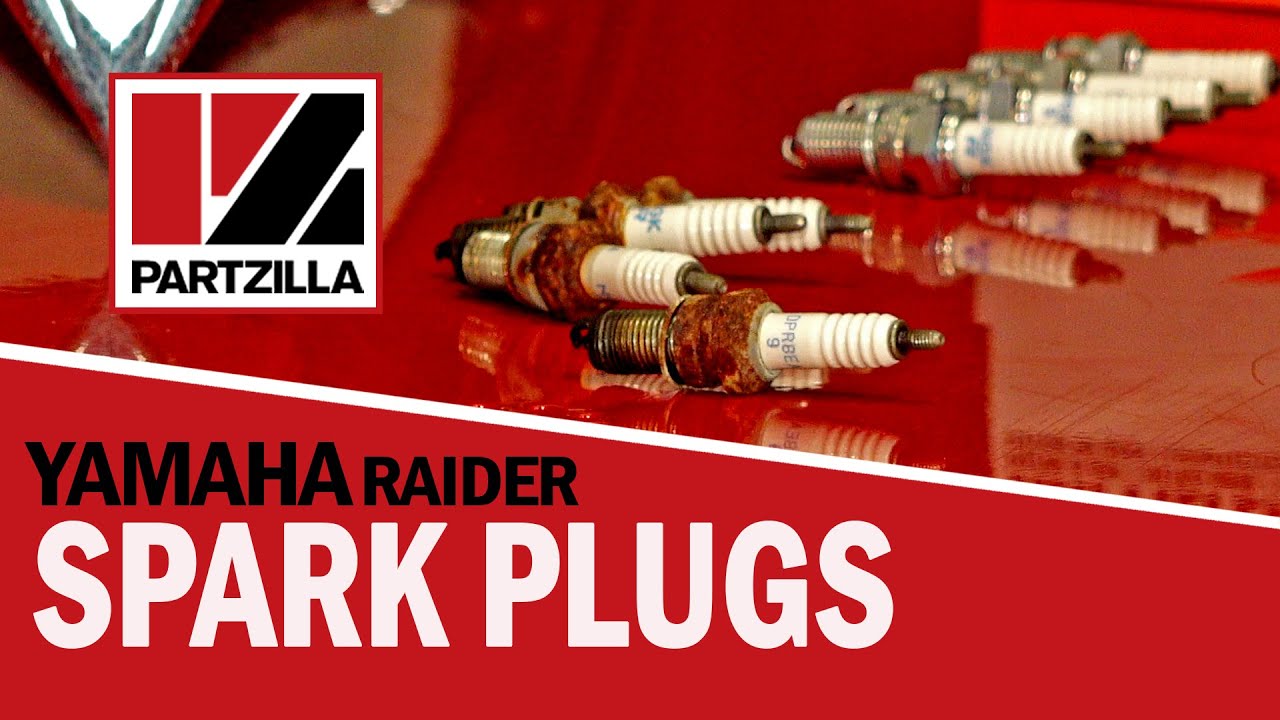 Как заменить свечи зажигания на Yamaha Raider | Замена свечей зажигания Yamaha Raider | Partzilla...