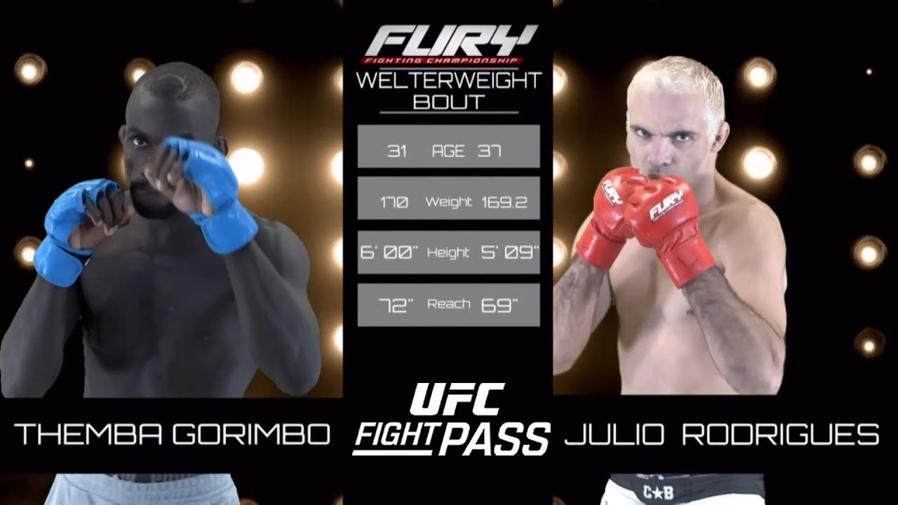 Fury FC 65: Themba Gorimbo vs Julio Rodrigues | June 26, 2022