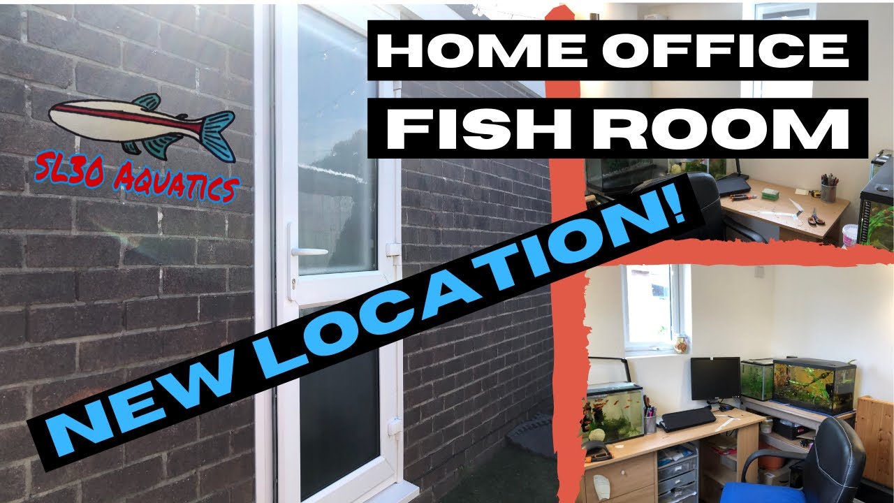 New Fish Room Revealed!! | Home Office Fish Room Build | SL30 Aquatics