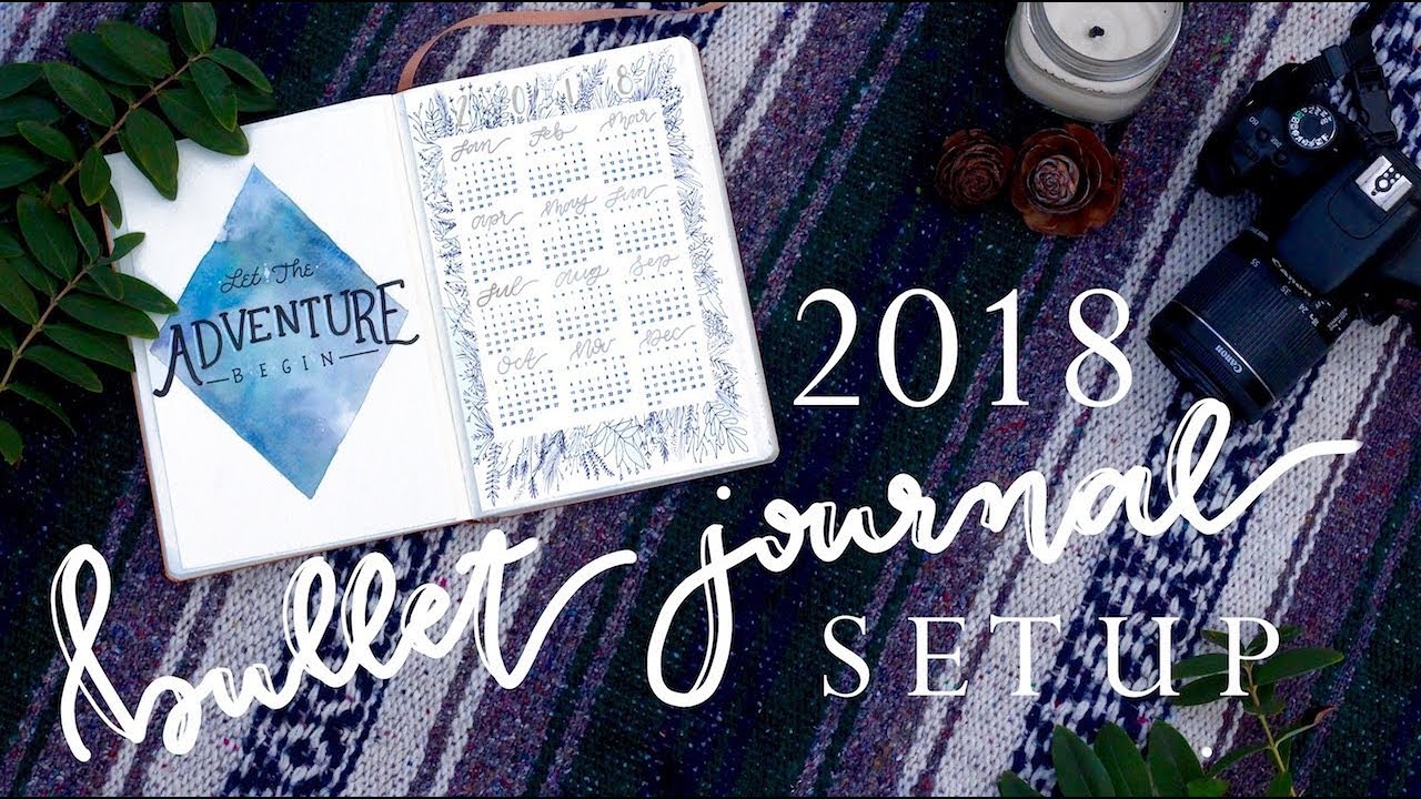 My 2018 Bullet Journal Setup + January Plan with Me!