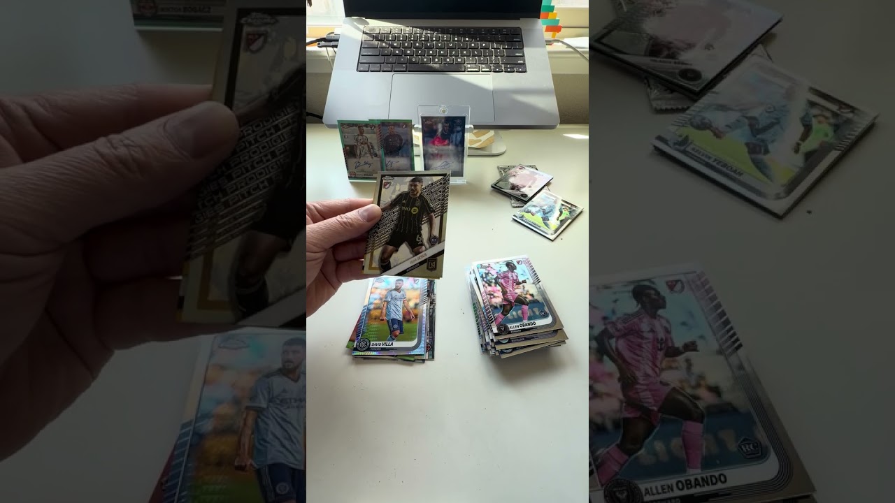 Коллекционная карточка Topps Chrome MLS 2025 года! Обзор в день релиза! Коробка №2. Черная /10. 🔥🔥🔥