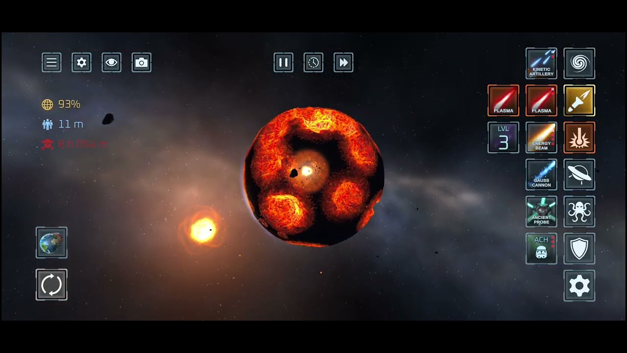 I play a new game which is solar smash 