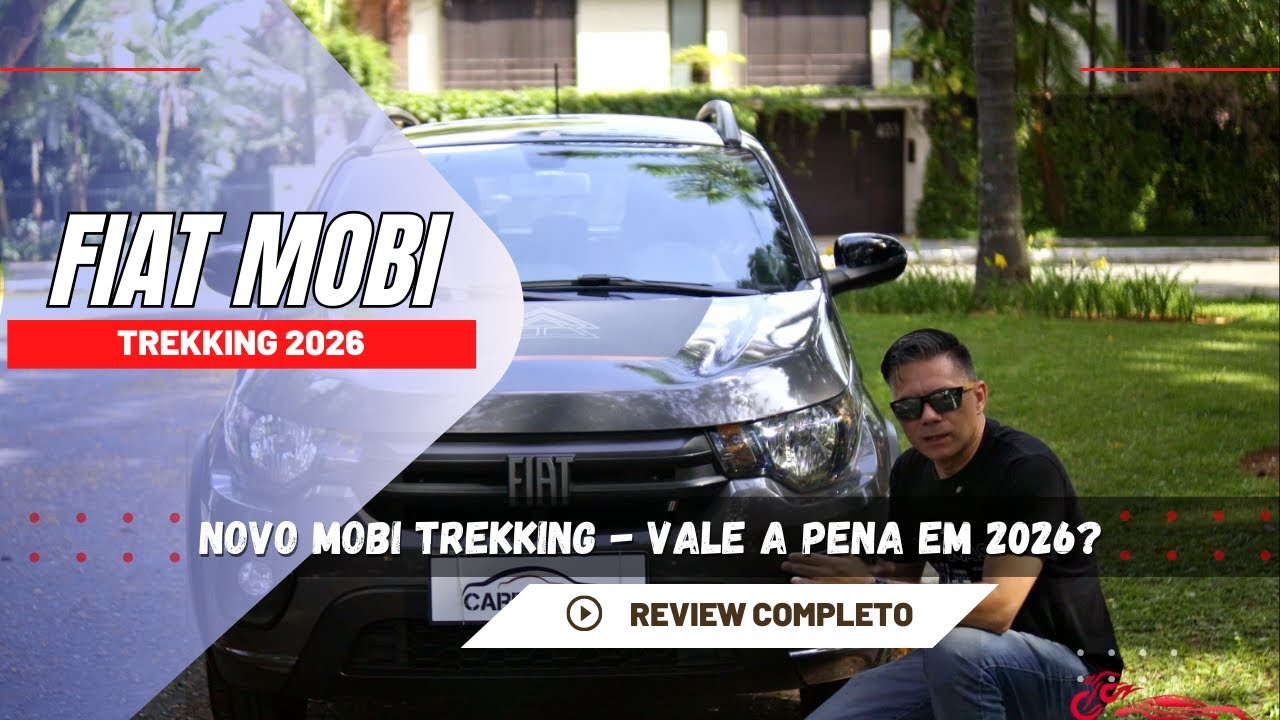 Fiat Mobi Trekking 2026 — Vale a Pena? Consumo, Equipamentos e Teste Completo!