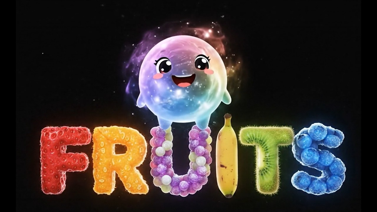 Learn Fruits for Babies & Toddlers | High Contrast Sensory Video 🍎 | BabyBuTv
