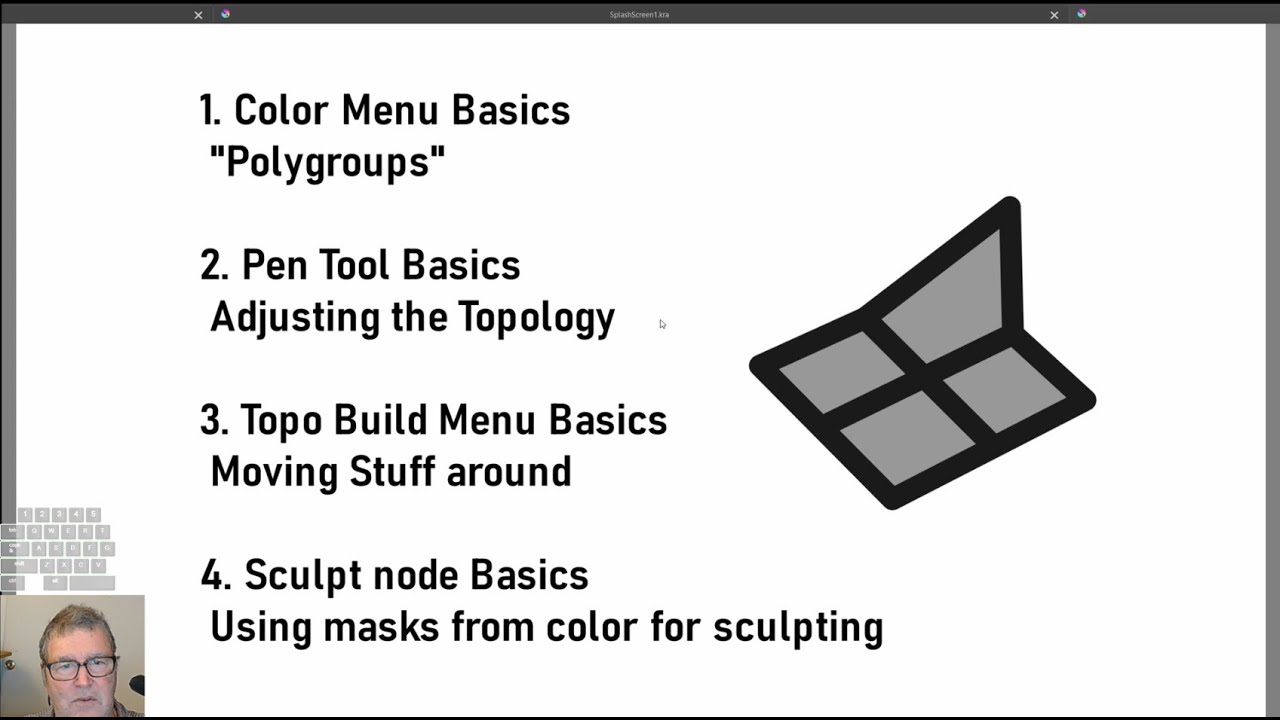Modeler 2025 Character based workflow exploration. Color menu, Polypen, Topo Build Menu, and Sculpt.