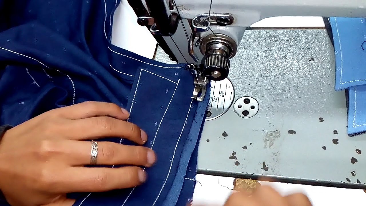 Como confeccionar una camisa (pegado de cuello con accesorio)