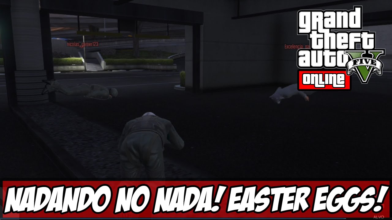 GTA V - Online - Easter Eggs! Local BUGADO e Mata Mata na Água!