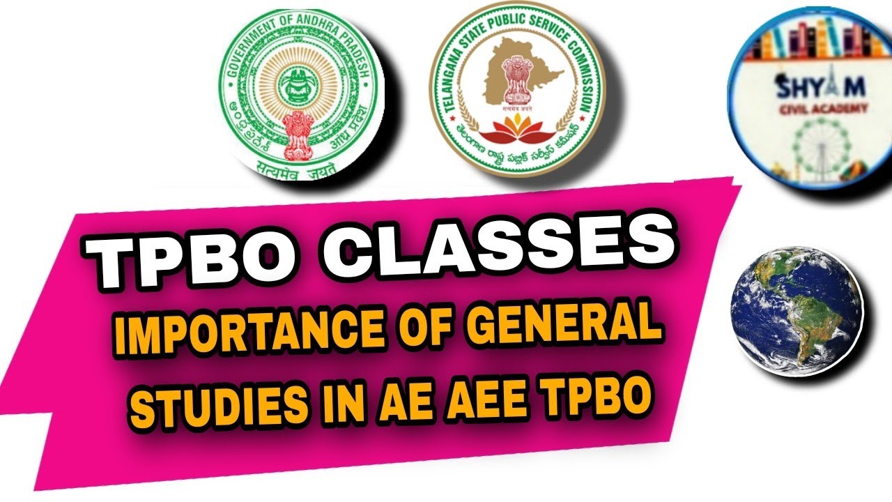 IMPORTANTANCE OF GENERAL STUDIES IN TSPSC AE AEE TPBO EXAMS