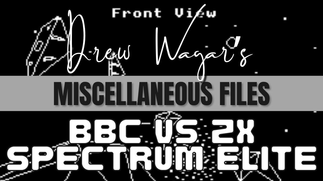 Drew compares the Original BBC Elite with the ZX Spectrum version
