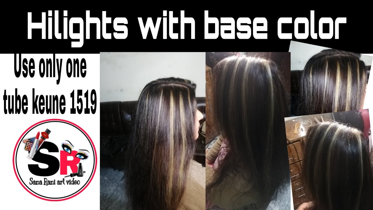 Hilights with keune 1519