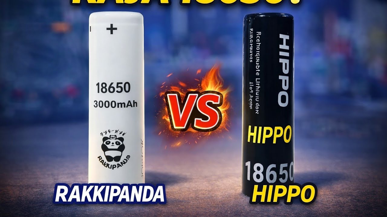 WOW! Rakkipanda VS Hippo 18650 &mdash; Hasilnya DI LUAR DUGAAN!🔥