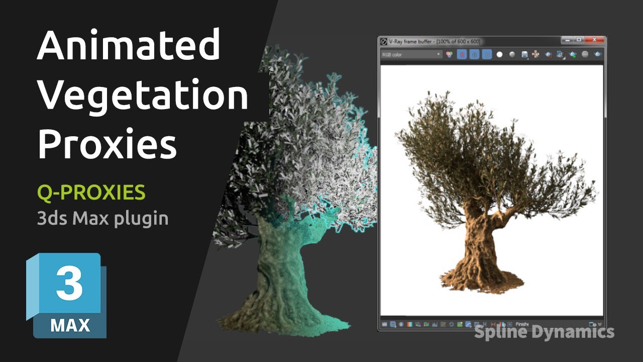 Q-Proxies 3ds Max Plugin Tutorial: Creating Proxies for Animated Vegetation