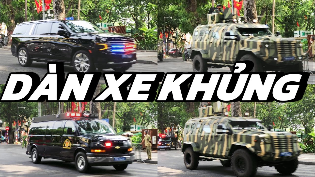 Bộ Tư Lệnh Cảnh Vệ Phối Hợp Với Phòng CSGT - Công An TP Hà Nội Điều Động Dàn Xe Siêu Khủng Trên Phố.