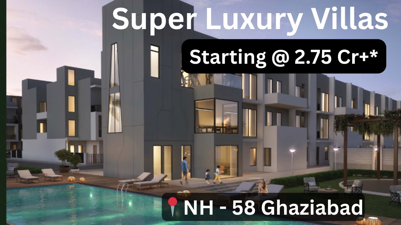 The Most Luxurious Villa Built Up in Ghaziabad |5 Bedroom|150 Yard Independent Home Tour#villa 