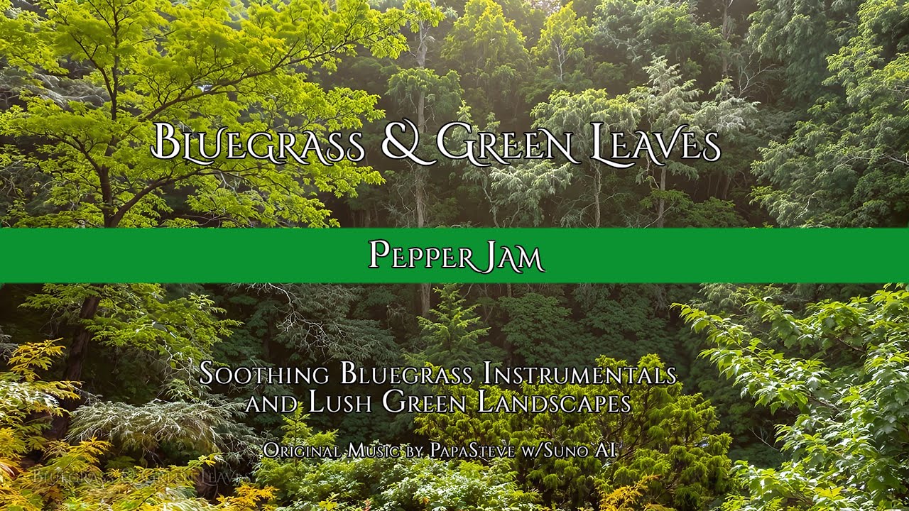 Pepper Jam | Bluegrass & Green Leaves 4K Nature Instrumental