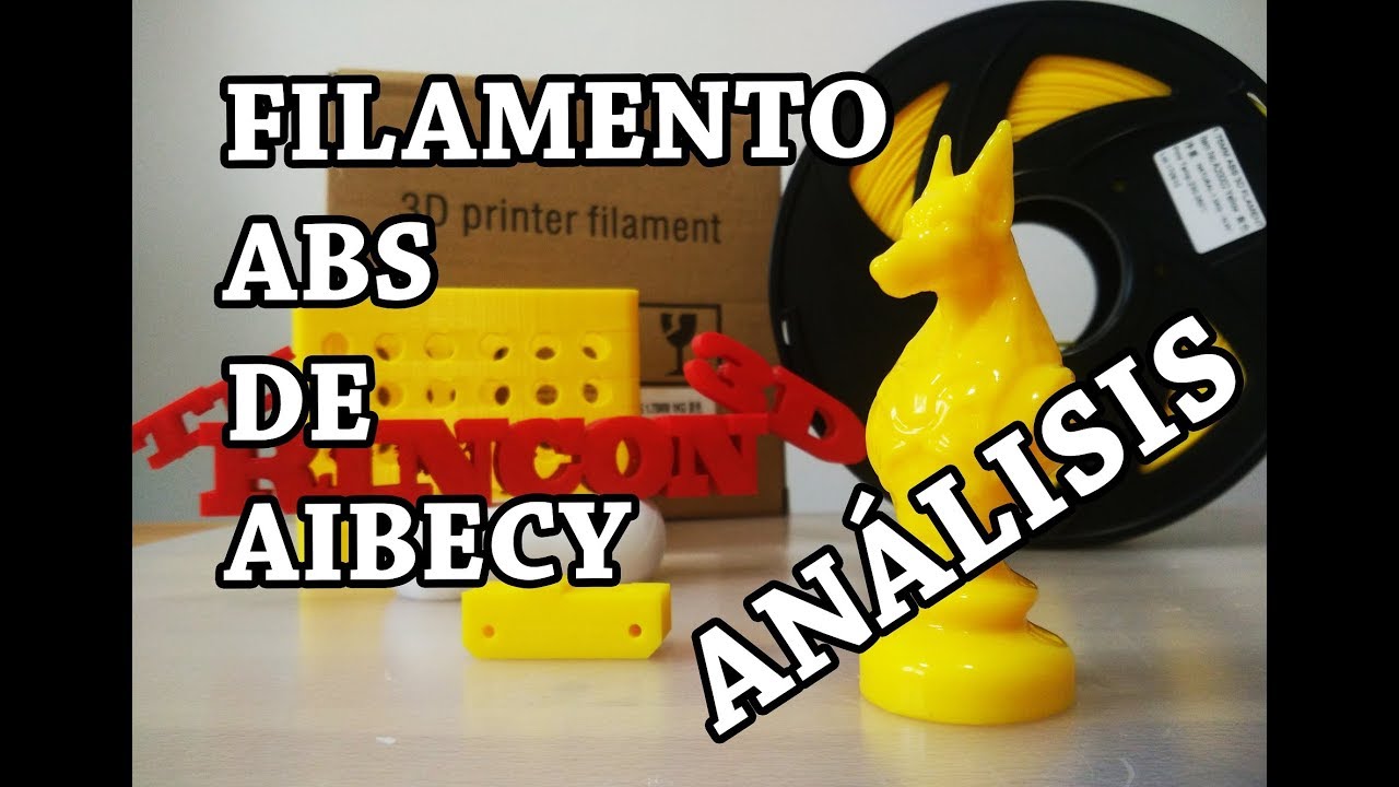 ABS de Aibecy -  Review y Unboxing del filamento