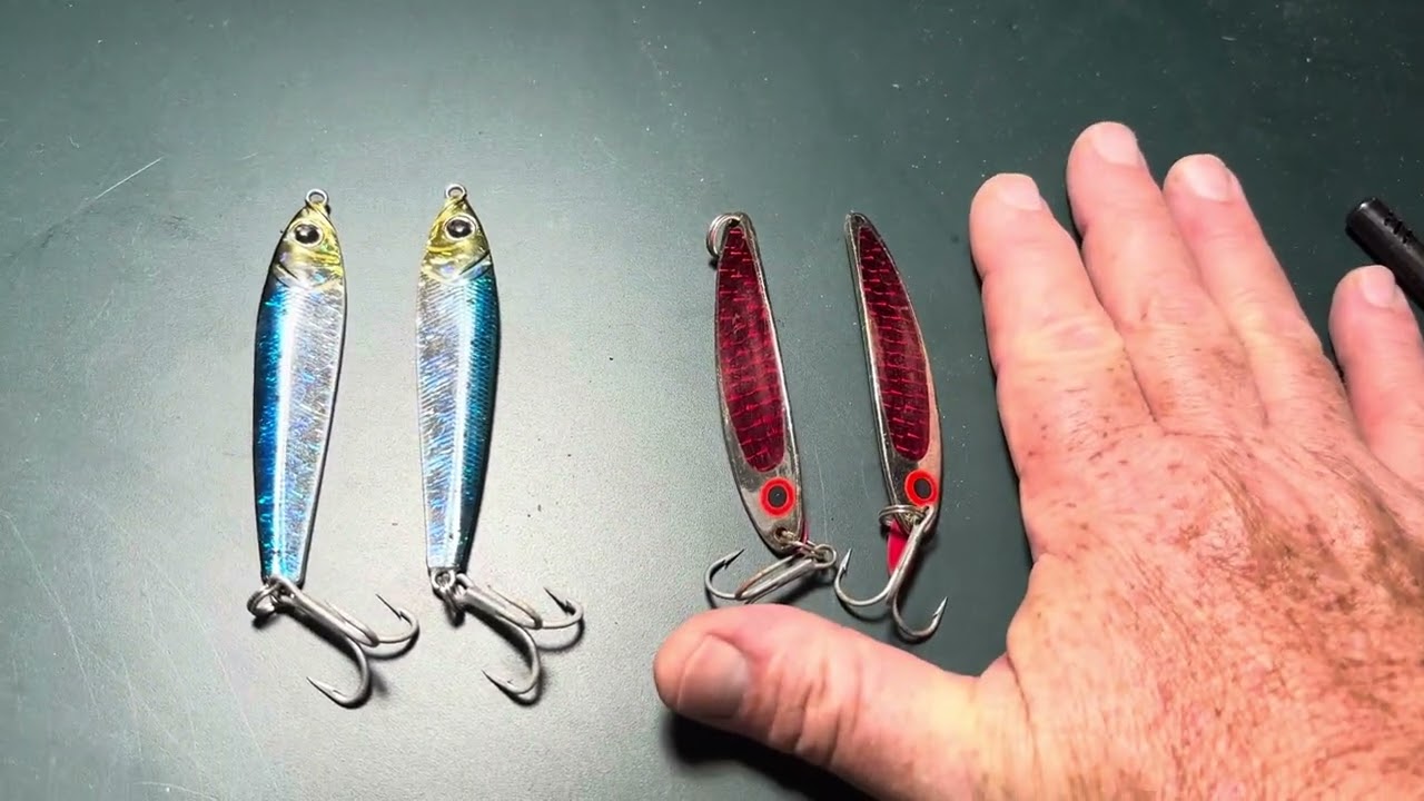 Jigging spoons for salmon