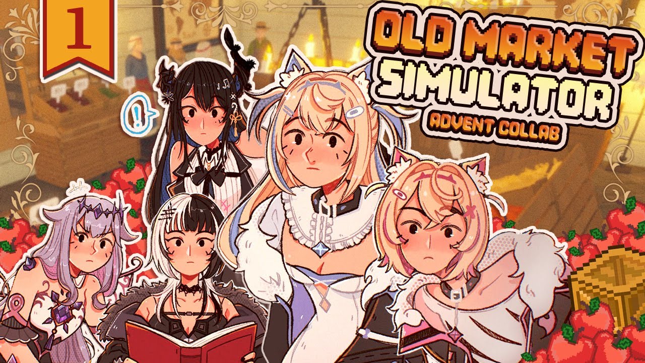 【OLD MARKET SIMULATOR COLLAB】team tomodachi: titans of business 🐾 #holoAdvent 【FUWAMOCO】