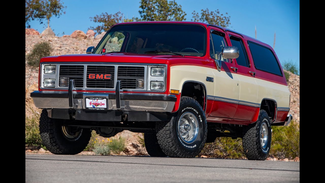 GMC Suburban Sierra Classic 1500 4x4 1987 года выпуска: осмотр и тест-драйв после реставрации/обн...
