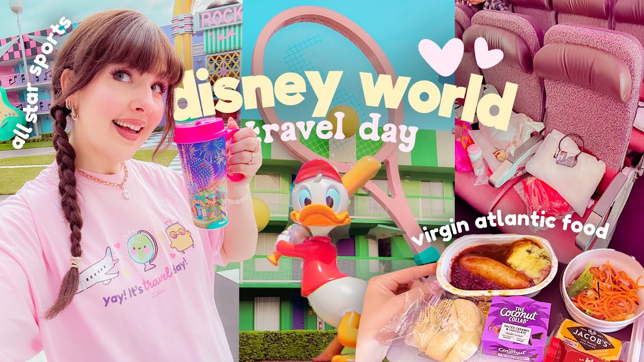 WALT DISNEY WORLD VLOG  ✈️ Travel Day with Virgin Atlantic to All Star Sports!  Ep.1