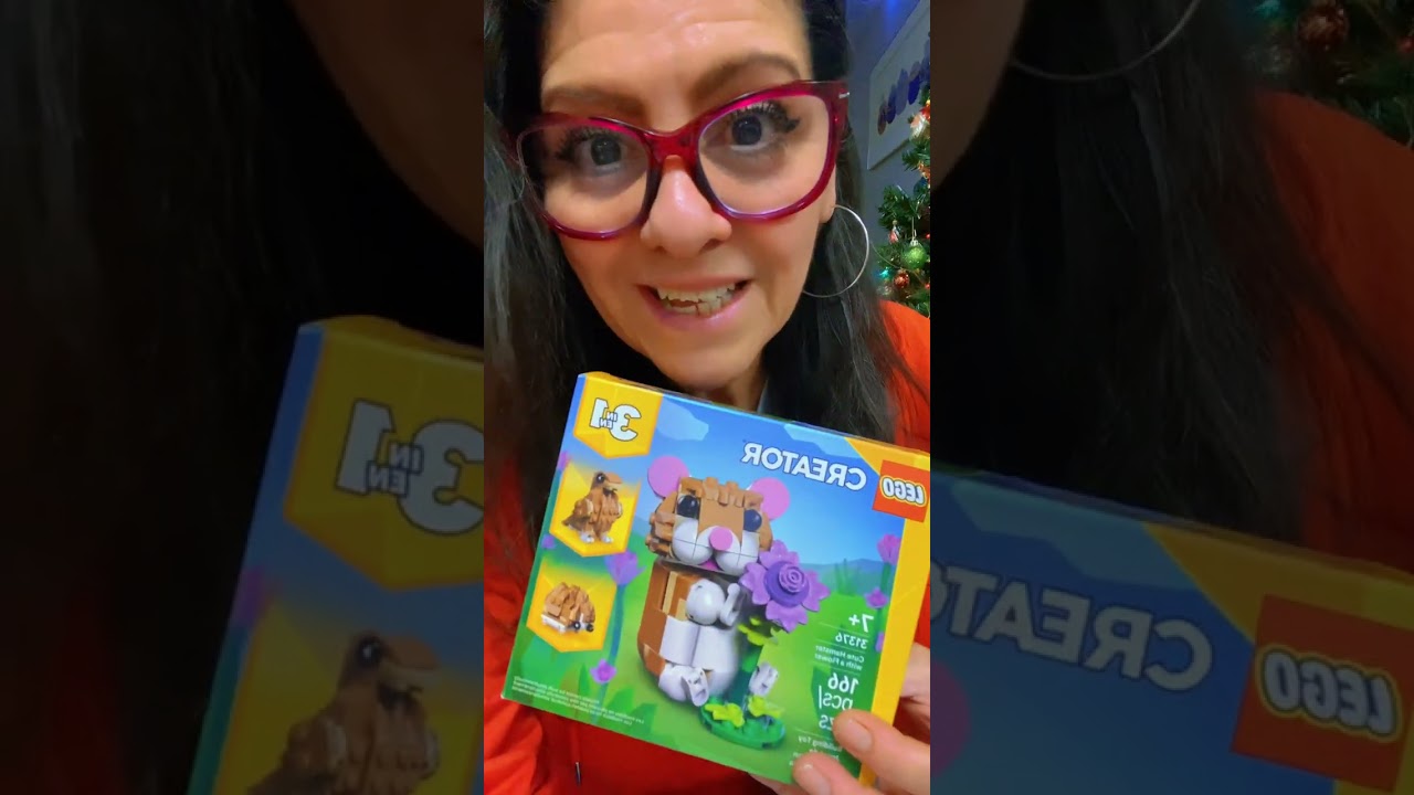 Lego Mom builds Cute Hamster 