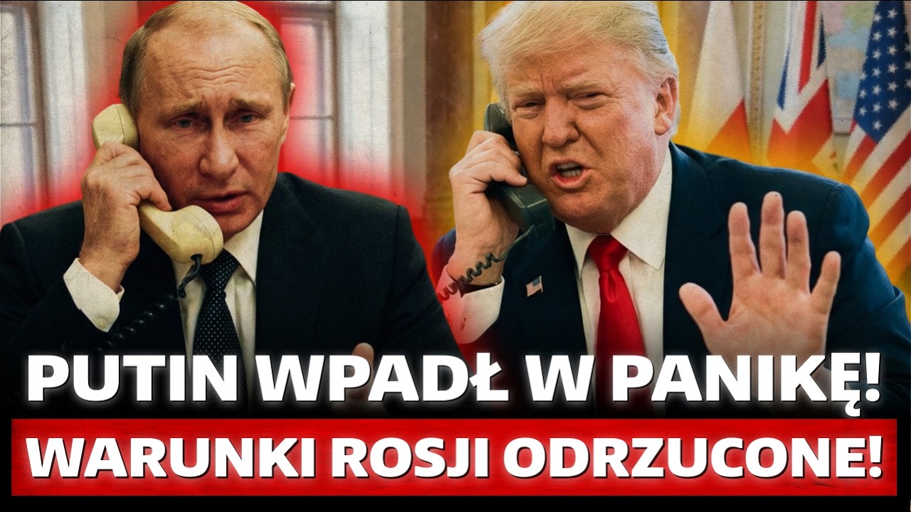 Panika w Moskwie. Ruszyła CZYSTKA REŻIMU. Trump ODRZUCIŁ warunek Putina. NIE po planie Kremla!