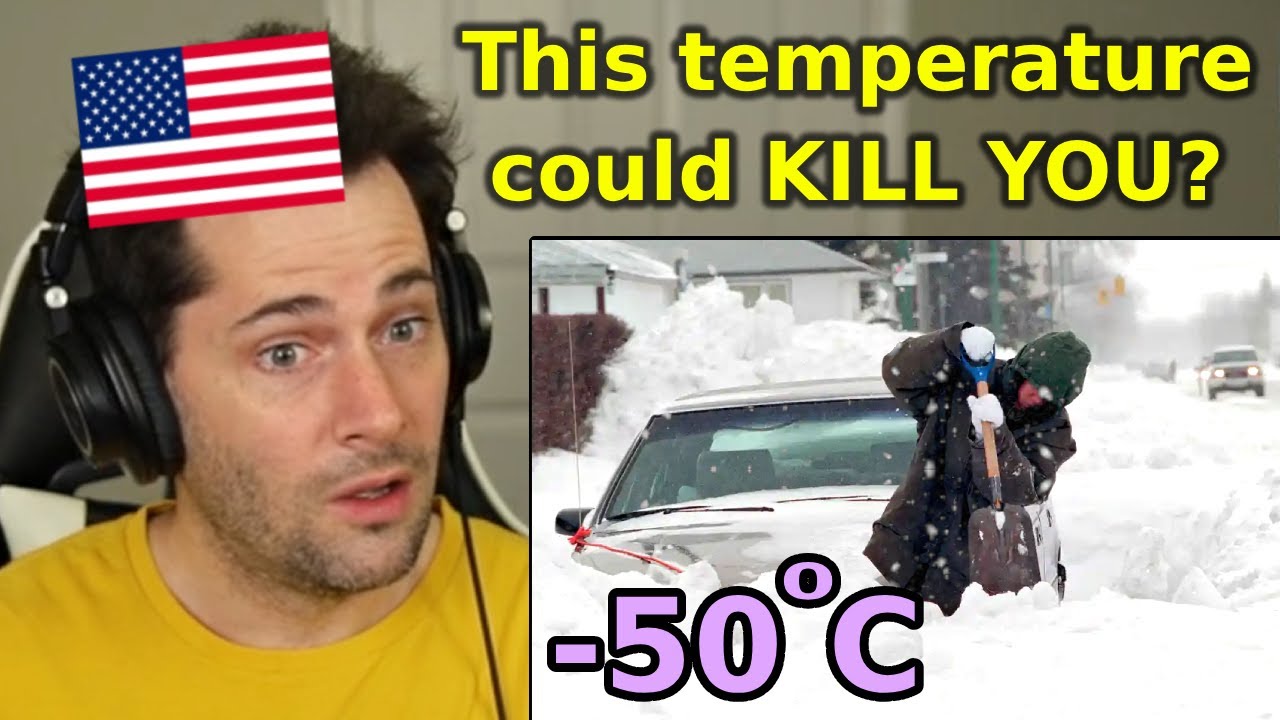 American Reacts to Winnipeg's DANGEROUSLY Cold Weather