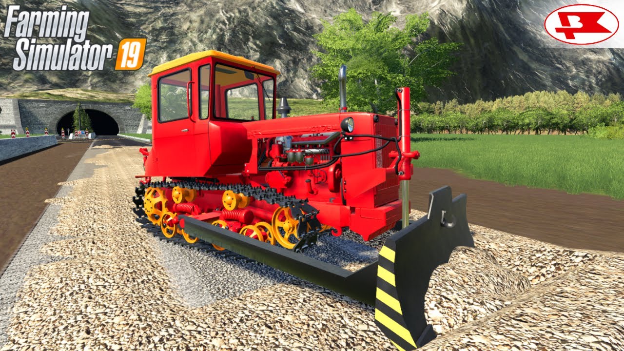 Farming Simulator 19 - DIESEL TRACTOR 75M Road Construction