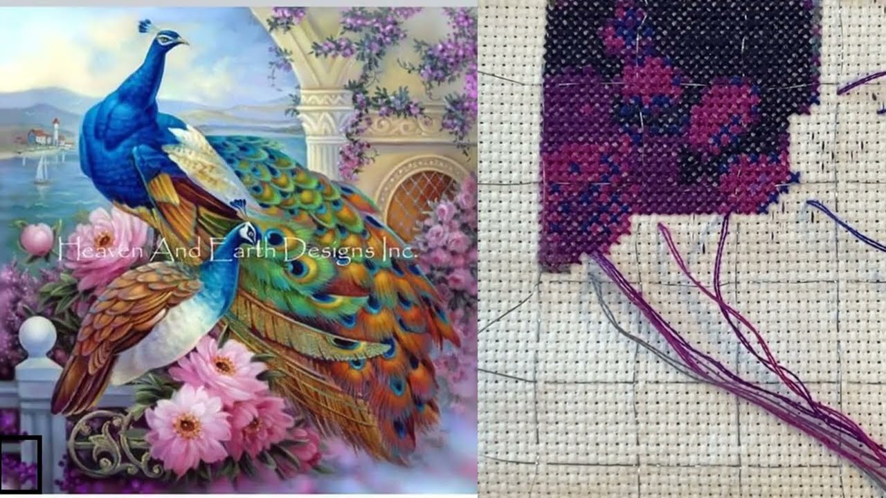 Вышивка крестом: Вышивай со мной #422 (с голосовым сопровождением)